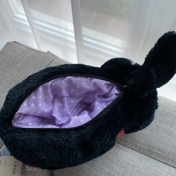 Tsuchineko Fuwa Fuwa Black Cat Pen Pouch Collection Selkirk Rex Black Plush - Picture 6 of 9
